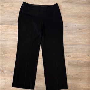 White House Black Market Women's Black Straight-Leg Ponte Pants